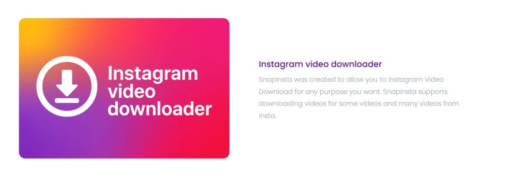 Free instagram video download online